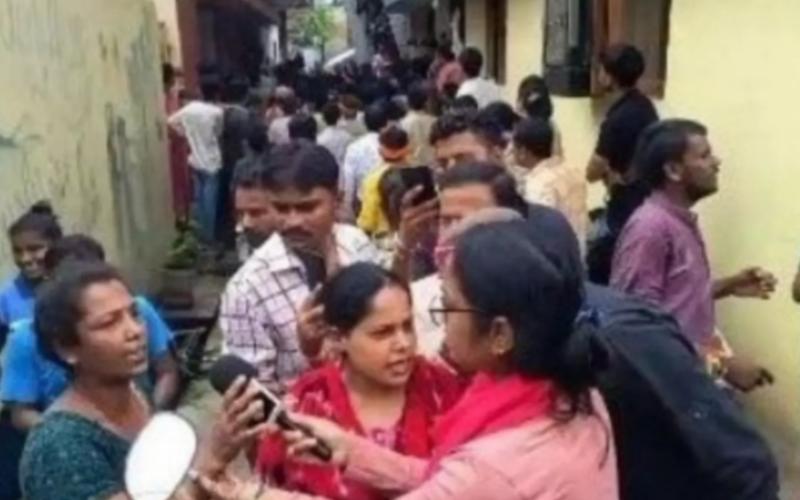 Ruckus over religious conversion in Raipur, fierce dispute between two parties Chhattisgarh News Raipur news hindi news big news khabargali 