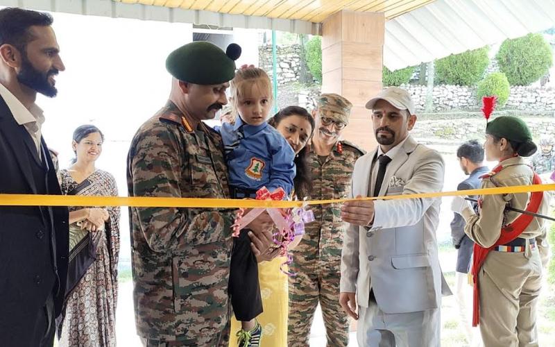 Adani Group built a modern auditorium for the Indian Army's Pinewood School in Poonch, Adani Group built a state-of-the-art auditorium and boundary wall at Pinewood School in Hamirpur, located near the Line of Control. The auditorium has a seating capacity of 510 people. Pinewood School is run by the BG Brigade Hamirpur Battalion of the Indian Army, Poonch, Jammu and Kashmir, Khabargali