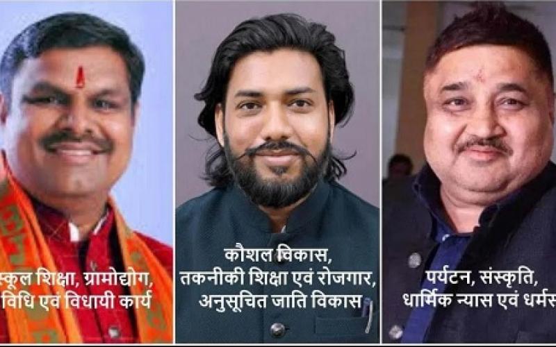 Among the new ministers, Gajendra Yadav has been given school education, Guru Khuswant has been given Aaja development and Rajesh Agrawal has been given tourism culture. Which minister including CM has which department now, see the list, Raipur, Khabargali, Chhattisgarh government