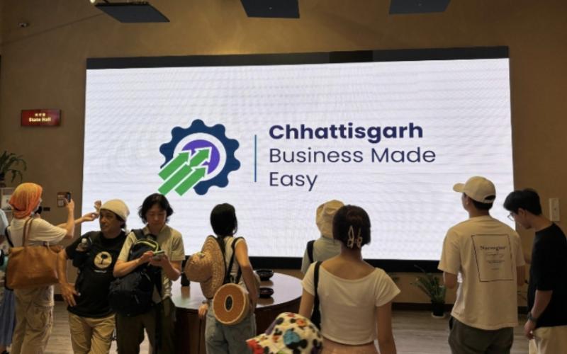 On the very first day of World Expo 2025 in Osaka Japan, Chhattisgarh Pavilion was bustling with activity, more than 22 thousand visitors visited it, Khabargali