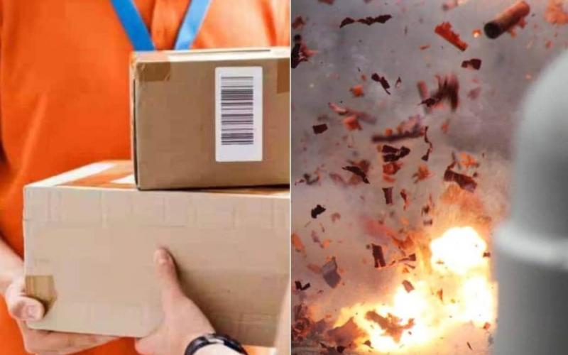 The lover sent a parcel bomb filled in the home theatre of his girlfriend's house, the family narrowly escaped cg news hindi News Rajnandgaon Chhattisgarh khabargali 