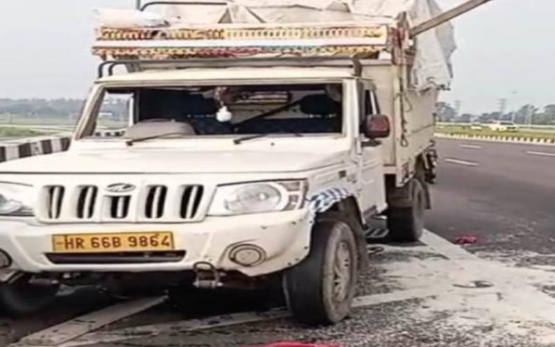 Horrific road accident on Haryana Expressway, five people died, more than ten injured hindi News latest News accident news khabargali 