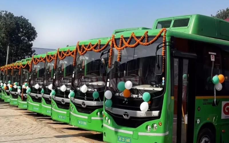 People of Raipur will get cheap bus service, the capital is to get 100 e-buses from the Center Raipur news Chhattisgarh News hindi News khabargali 