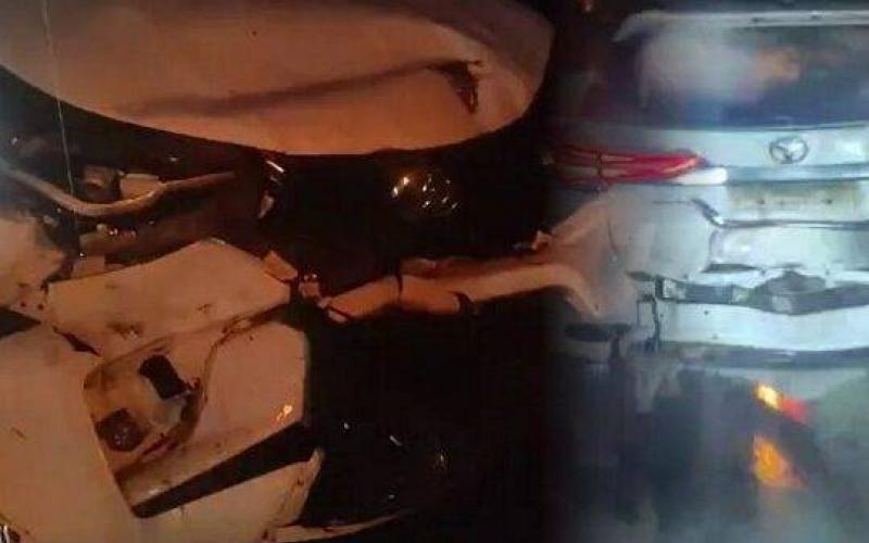 Accident in Kondagaon, three vehicles of MLA and ex-MLA convoy collided with each other kondagaon news Chhattisgarh News Raipur Chhattisgarh khabargali 