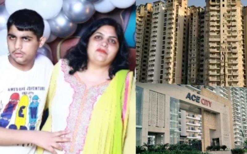 Mother and son committed suicide by jumping from the 13th floor, there was a stir in the whole society hindi news big News latest News khabargali 