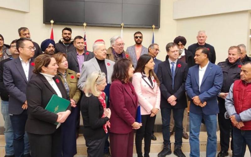 Technological solutions to economic challenges, Canadian Hindu community gives new approach, gives perfect answer to Trump's economic challenges, Anurag Srivastava, native of Raipur, Chhattisgarh, Hindu Heritage Month, MP Seema Akan, representative of Foreign Minister Anita Anand, MPP Effie Trentinopolis, Mayor Rob Burton, Council member Nav Nanda, Raipur, Oakville, Khabargali