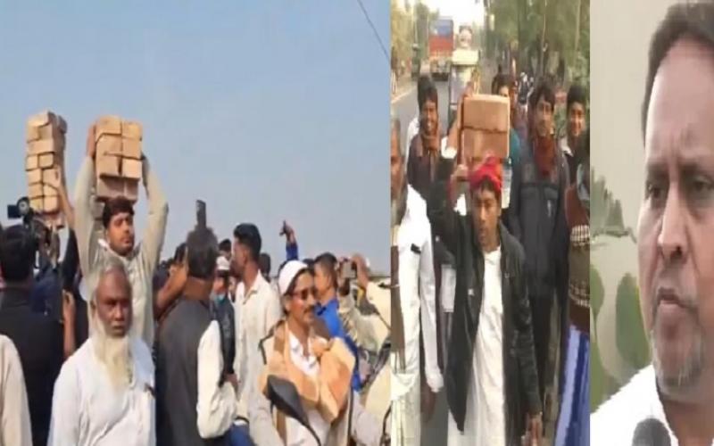 The foundation stone of the new Babri Masjid was laid in Bengal. Uttar Pradesh Deputy CM Keshav Prasad Maurya said, 'The foundation will be uprooted.'