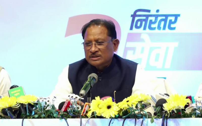 Chief Minister Sai completes two years in office, lists government's achievements one by one, Chhattisgarh, Khabargali