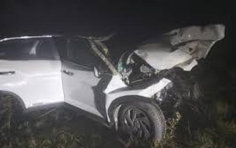  हरिद्वार रोड पर डंपर से टकराई कार, जलसे से लौट रहे चार लोगों की मौत खबरगली Four people returning from a procession died after their car collided with a dumper on Haridwar Road. Bijnor hindi news latest news khabargali 