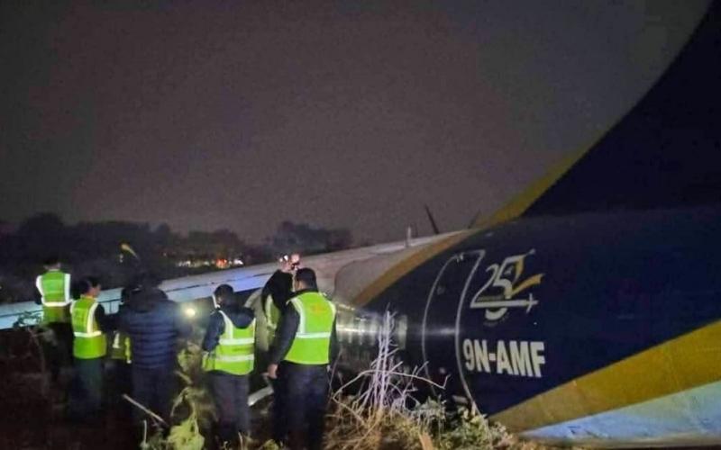 Buddha Air plane skids off runway in Nepal, all passengers safe hindi News latest news khabargali 