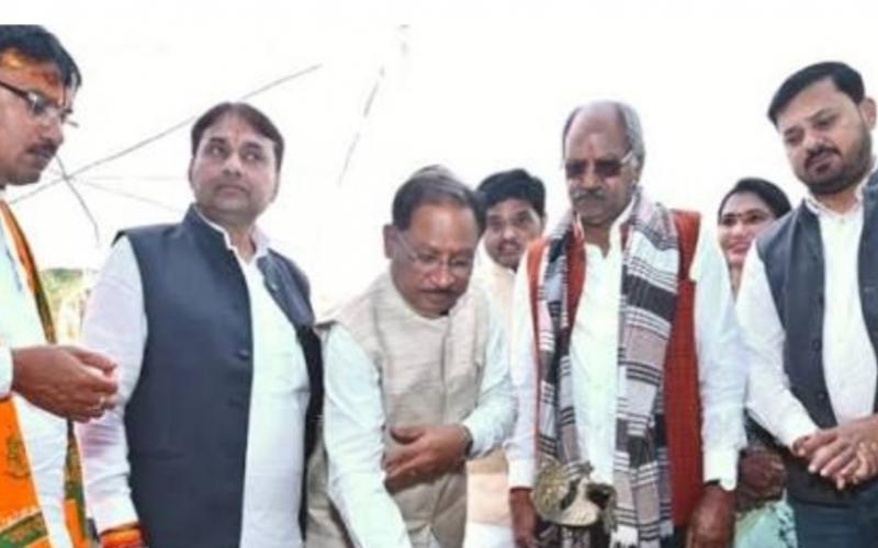 Bhumi Pujan for the construction of Film City in Raipur; artists and tourism will get a new dimension Chhattisgarh News Raipur news hindi news khabargali 