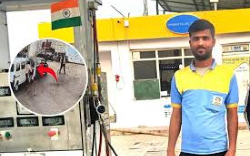 A car driver who came to fill up at a petrol pump suffered a heart attack; a tanker employee saved his life by administering CPR.