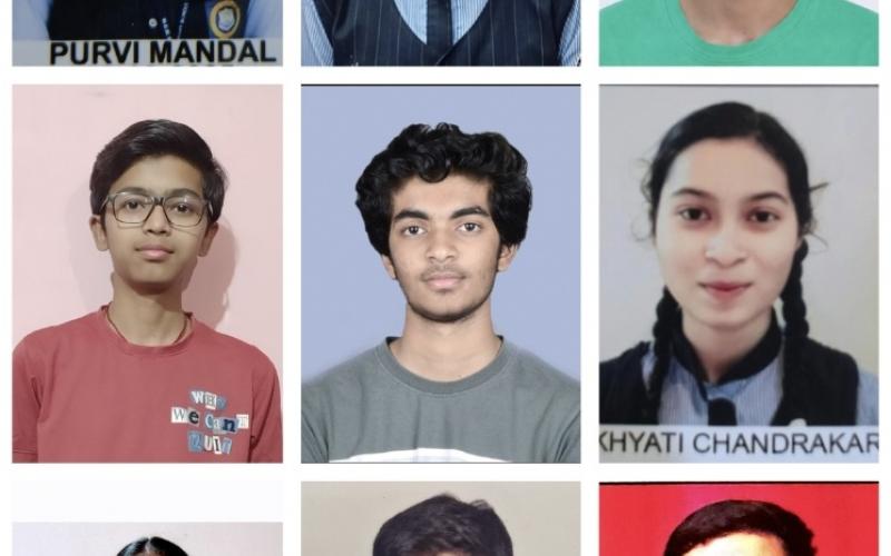 MGM School Gayatri Nagar students dominate CBSE Class 10 exams, Khyati Chandrakar scores 97.6%, Eastern Division, Father Jose Mathew and Principal Dr. Leena R. Jacob, Raipur, Chhattisgarh, Khabargali