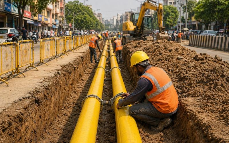 Now gas pipelines will be laid like water in Raipur, providing the facility to every household. raipur chhattisgarh hindi news khabargali 