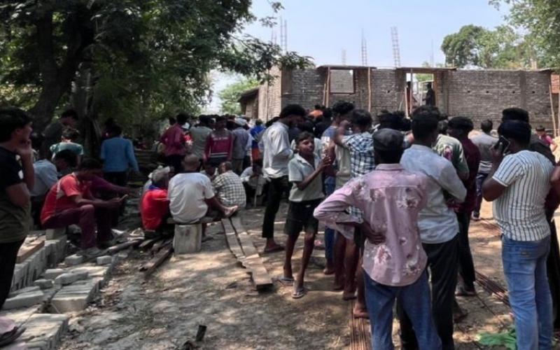 The brutal murder of four members of the same family spreads sensation in the Village latest News hindi News janjgir news khabargali 