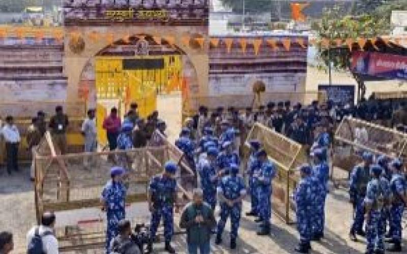 Dhar Bhojshala becomes a cantonment, more than 2000 policemen deployed hindi news mp news khabargali 