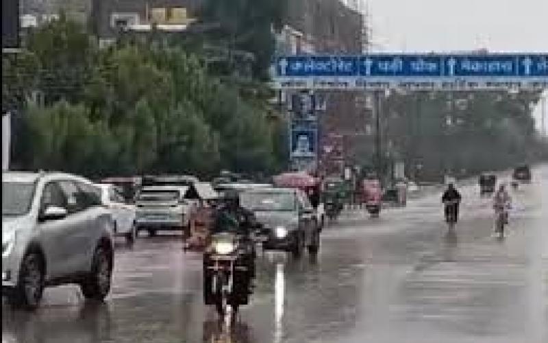 Rain and thunderstorm alert issued in the capital today, providing relief from the scorching heat. raipur hindi news chhattisgarh khabargali  