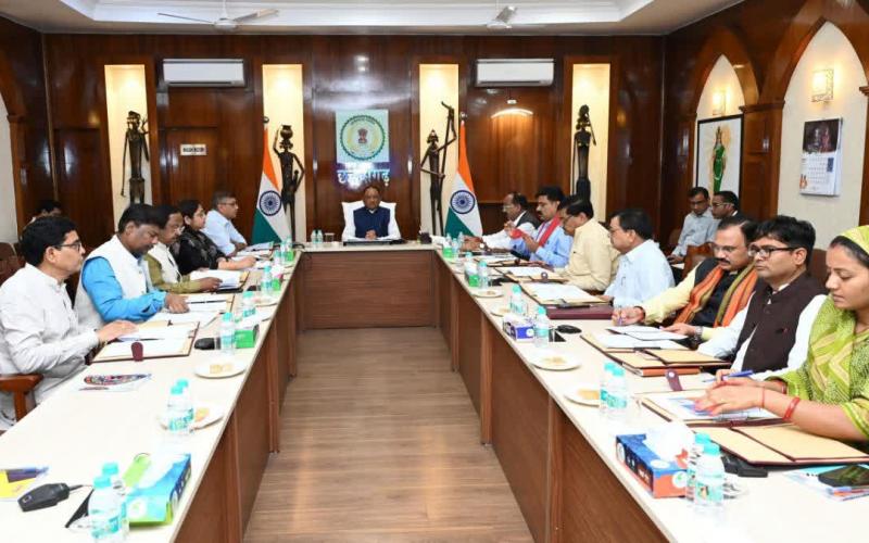 Chief Minister Vishnu Deo Sai to chair Sai Cabinet meeting; several decisions to be approved. Hindi news latest news khabargali 