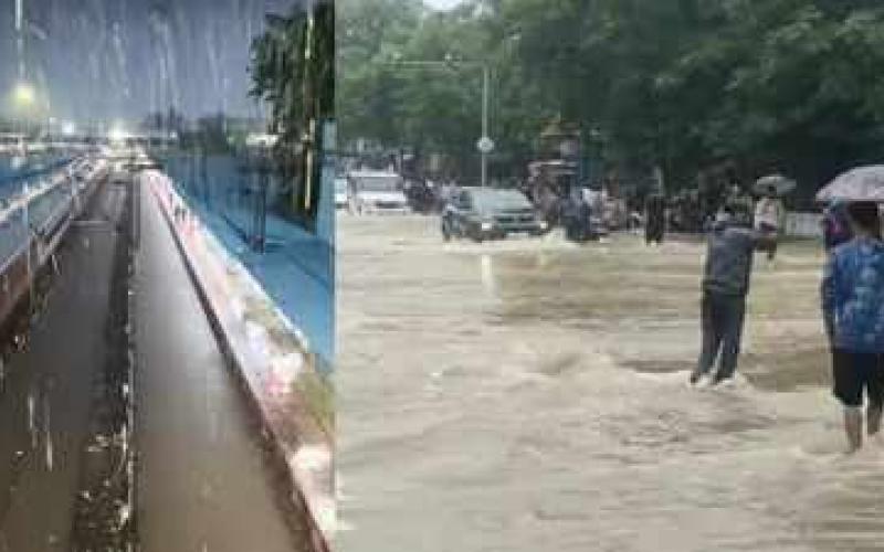 Torrential rain wreaks havoc in Bilaspur; 5 trains cancelled and 3 diverted. Chhattisgarh news latest news khabargali 