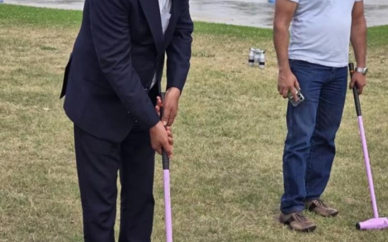 Woodball's grand event in Canada: The community fest held at Caledon East Park spread the magic of this unique sport!, Caledon, Woodball Association of Canada President Jagdeep Sachcha and Vice President Anurag Srivastava, Khabargali