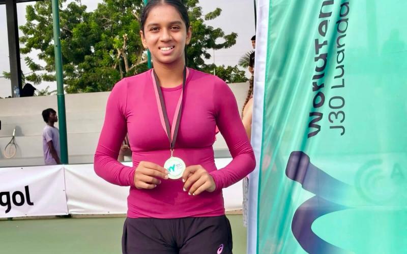 Tanishka Bhatnagar, ITF J30 Luanda, ITF World Tennis Tour Juniors, Raipur Tennis Player, AITA Ranking, International Tennis, Angola Tennis Tournament, Chhattisgarh Tennis Player, Daughter of Raipur, ITF Junior Tennis, AITA Under-18 Ranking, Khabargali