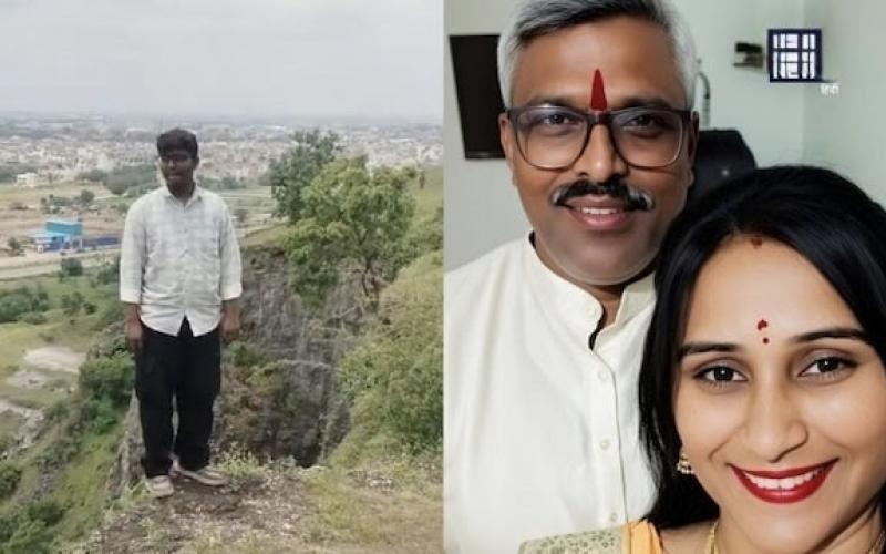 Family dies in iPhone dispute, tragic incident in Maharashtra, Khavdya hill accident, dispute in family over mobile, Kunal Chandgude case, Chhatrapati Sambhajinagar news, Khabargali