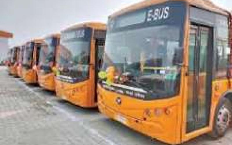 E-buses to run in Naya Raipur; discussed at project committee meeting. raipur chhattisgarh latest news khabargali  