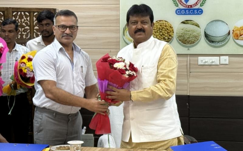 Civil Supplies Corporation meeting, Sanjay Srivastava, compassionate appointment, dearness allowance hike, Chhattisgarh Civil Supplies Corporation, Nava Raipur board meeting, daily wage employees bonus, NICSI assistant computer programmer, Chhattisgarh Civil Supplies Corporation, Khabargali