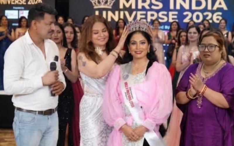 Shweta Avinash Bawankar from Chhattisgarh won the title of 'Mrs. India Universal India', Raipur, Chhattisgarh, Khabargali