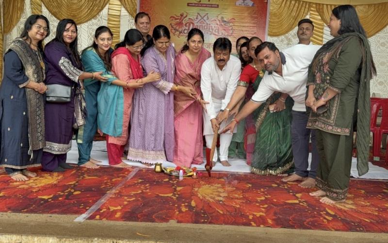 Raipur Navratri festival, BTI Ground Garba, Sankalp Navratri Raipur, Ras Garba festival Raipur, Sanjay Srivastava, Shankar Nagar Navratri festival, Khabargali