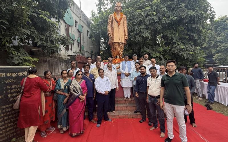 Lal Bahadur Shastri, Shastri Jayanti, Shastri Chowk, Raipur, Sanjay Srivastava, Kayastha community, Chhattisgarh news, Khabargali