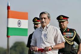 Manohar parrikar, Goa, cm, sergical stricke, defense