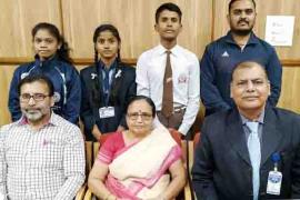 Shri Gujarati School Raipur selected in State School Thai Boxing Team