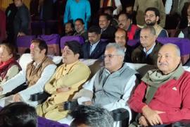 Shyam Talkies arrives to see Chhapak with CM Bhupesh khabargali