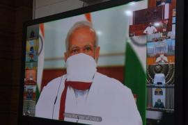 Pm modi video confrancing cm lockdowen, khabargali