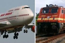 flight and train services, corona, khabargali