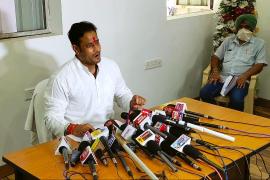 Vikas upadhyai, press conference, raipur, khabargali