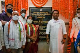 Durg, Gram Panchayat Madesra, New Primary Health Center, Public Health Engineering and Village Industries Minister Guru Rudrakumar, School precinct, C.C.  Road, Bore Mining & Waiting Room, Khabargali