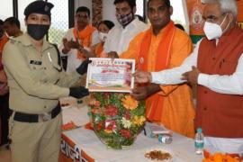 Uttarakhand Pradesh, Haridwar, International Hindu Mahasabha, Brand Ambassador, Chairmen, Mohit Navani, National Secretary Swami Rajeshwaranand, Chhattisgarh, State President, Manoj Aggarwal, Khabargali