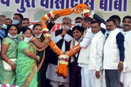 Baba Guru Ghasidas Jayanti, Satnami Samaj, Chief Minister Bhupesh Baghel, Urban Administration Minister Shiv Dahria, Bhilai Nagar MLA Devendra Yadav, MLA Bhuneshwar Baghel, Chhattisgarh, Khabargali,