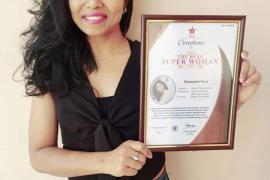 Choreographer, Deepmala Raut, The Real Super Woman 2020, Award, Raipur, FSI, , Khabargali,  DWD, Dance With Deep, FSIA,Forever Star India Awards