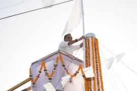 Sixth descendants of Guru Baba Ghasidas ji, Jayanti, Urala, Guru Gaddi, Shobhayatra, Chhattisgarh Pradesh, Cabinet Minister Jagatguru Rudrakumar, Satnam Sandesh Yatra, Khabargali