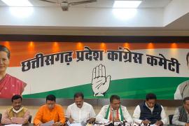 Durg MP, Vijay Baghel, Election-Nomination Letter, Affidavit, Congress, Head of Communications Department, Shailesh Nitin Trivedi, State Congress Vice President Girish Dewangan, Press Briefing, News, khabargali