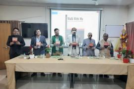 Shivendra Nigam, Book Walk with Me, Professor Keshari Lal Verma, Vice Chancellor Pandit Ravi Shankar Shukla University, Padmashree Anuj Sharma, Hittavad, Editor, E.V.  Murali, Senior Journalist, Ramesh Nayar, Dr. Smita Sharma, Shankaracharya University, Vice Chancellor Professor Lakshmishankar Nigam, Dr. Sobha Nigam, Dr. Shail Sharma, Rahul Singh, M.L.  Nayak, Ashok Pradhan, Rajendra Chandak, Dr. Brahme, Dr. Suparna Sengupta, Raipur, Khabargali