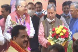 Uttarakhand, Chief Minister, Tirath Singh Rawat, Swearing in, Governor Baby Rani Maurya, MP from Pauri-Garhwal Parliamentary seat, Kalam Singh Rawat, Gauri Devi, BJP, Khabargali