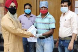 Journalist, Raipur Press Club, Sikh Samaj Chhattisgarh, CT Scan, Gurdwara Manager, Mahendra Chhabra, Surendra Singh Chhabra, Gurmeet Singh Gurdatta, Tejinder Singh Hora, Damu Ambedare, Global Epidemic Corona, Oxygen Concentrator Machine, Khabargali
