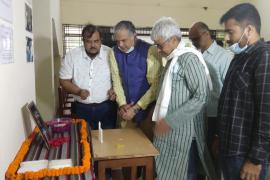 Kabir Shodh Peeth, photojournalist Danish Siddaki, photo exhibition, tribute meeting, political advisor to Chief Minister Bhupesh Baghel, Vinod Verma, Kunal Shukla, Rocky Daswani, Registrar of Journalism University, Anand Shankar Bahadur, Raipur, Chhattisgarh, Khabargali