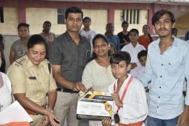 Shikakai Karate India School, Harsha Karate Academy, Indoor Stadium, Deendayal Upadhyay Nagar Police Station in Budha Talab Branch, Station House Officer Yogita Khaparde, Birthday, Tejaswini Foundation, Siraj Khan, National Archery Player, Domeshwari Sahu Karate Coach Raja Dubey, Yogacharya Kanhaiya Pandey, Khabargali