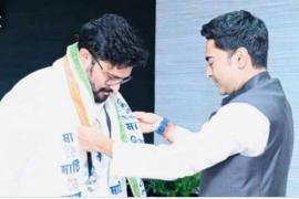 Former Union Minister Babul Supriyo, Trinamool, BJP, TMC General Secretary Abhishek Banerjee, Party MP Derek O'Brien, Chief Minister Mamata Banerjee, Kolkata, Khabargali