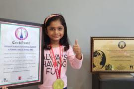 Ishani Shanmugam, remembering most digits of pi, Singapore's new national record, Guinness World Record Rajveer Meena, Khabargali